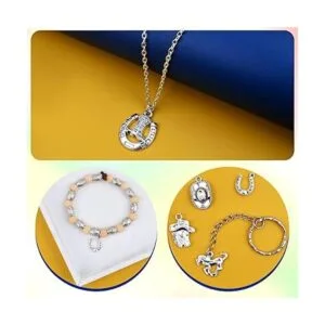 42 colgantes de plata envejecida diseño de vaquero_5