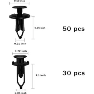 Juego de 200 clips de retención de automóvil de plástico_2