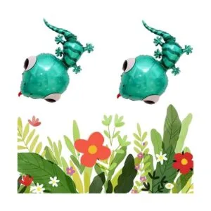HORUIUS Gecko Globo de papel de aluminio Gecko Globos de_5
