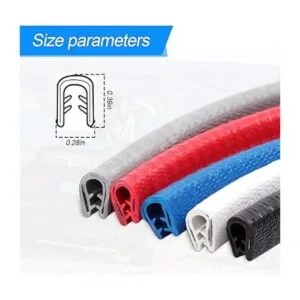 Protector de borde de puerta de coche sello de goma_2