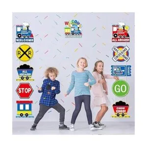 Letrero temático de cruce de tren de ferrocarril letrero_5