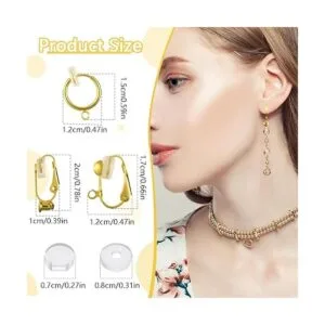 Convertidor de aretes con clip de 18 piezas con_2