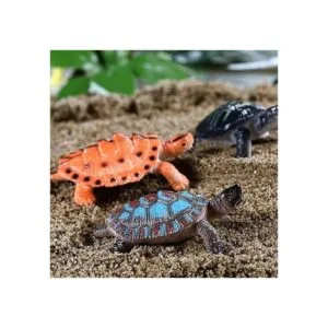 16 piezas de tortugas de plástico decoraciones de fiesta_3