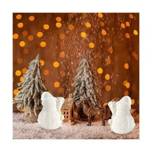 Vela de muñeco de nieve de Navidad moldes de silicona de_6