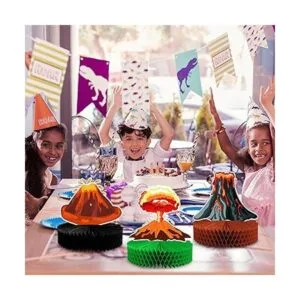6 piezas de centro de mesa volcán para decoración de_6