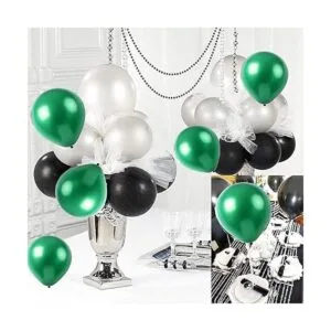 Decoraciones de graduación 2022 Green Grad Green Silver_2