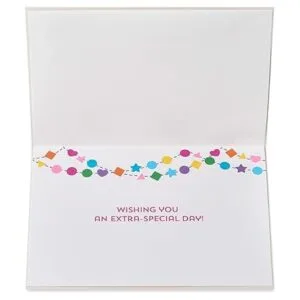 Paypyrus Tarjeta de cumpleaños para niña confeti de_2