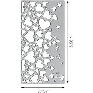 Troqueles de corte de corazones de amor troquelados de_2