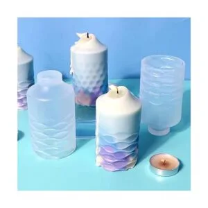 Moldes de velas cilíndricas de silicona moldes de velas_2