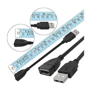 SaiTech IT Paquete de 4 cables adaptadores de enchufe USB_2