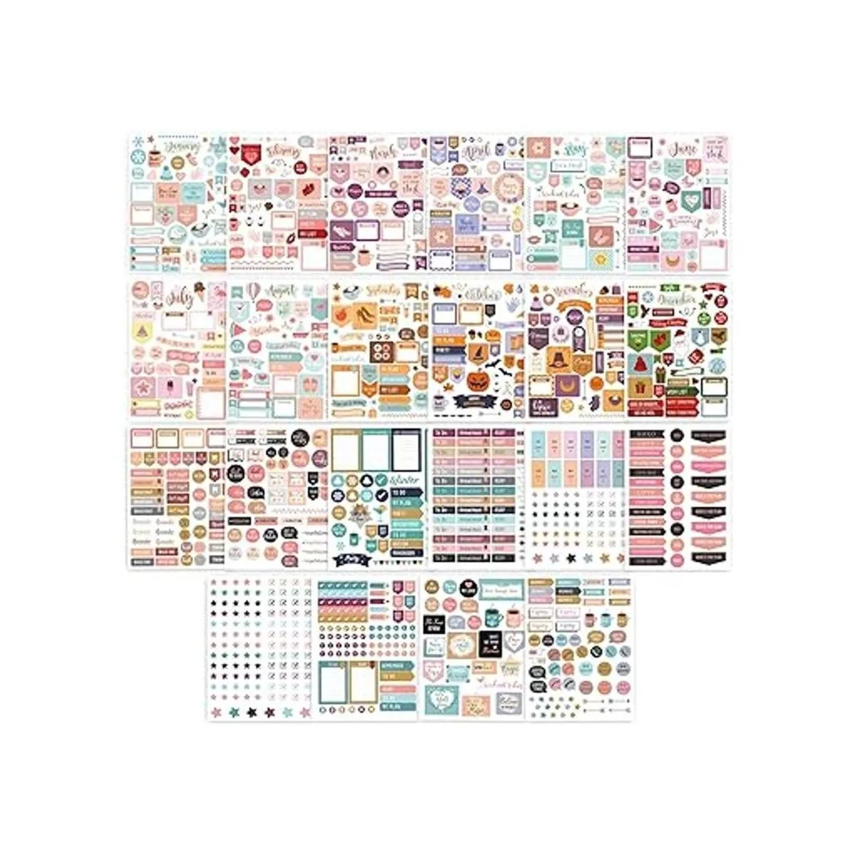 Pegatinas estéticas para planificador mensual Más de_6