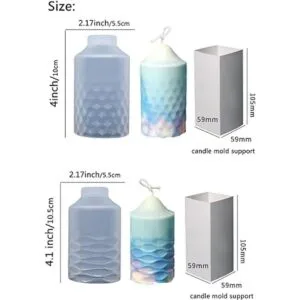 Moldes de velas cilíndricas de silicona moldes de velas_7
