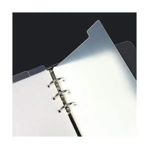 Carpeta transparente de 4 pestañas A6 divisores pestañas_3