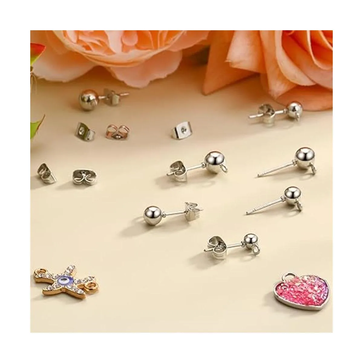 180 pendientes de bola con 200 pendientes de mariposa con_7