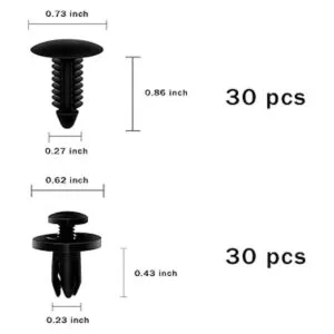 Juego de 200 clips de retención de automóvil de plástico_4