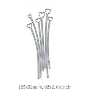 6 troqueles de metal con forma de corazón diseño de_2