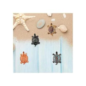 16 piezas de tortugas de plástico decoraciones de fiesta_6