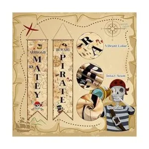 Suministros de fiesta pirata decoraciones piratas_3