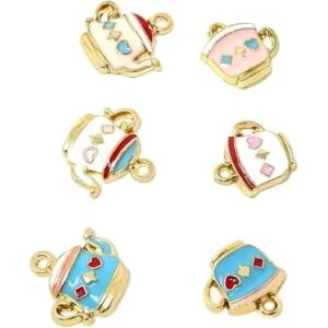 Honbay 30 dijes de metal para tetera de té chapado en_3