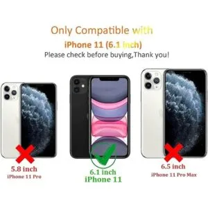 tipo cartera compatible con iPhone 11 soporte de apoyo_2