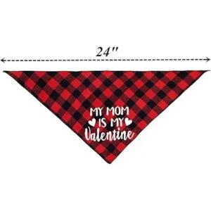 Bufanda de perro para el día de San Valentín bandana a_3
