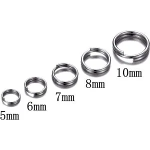 500 piezas de anillos de acero inoxidable 304_2