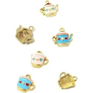 Honbay 30 dijes de metal para tetera de té chapado en_4