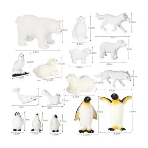 Juego de 16 figuras de animales polares animales_2