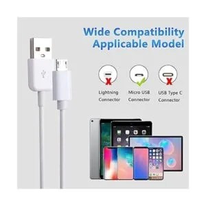 CERRXIAN Cable Y de carga micro USB 4 en 1 de 1.6 ft USB_5