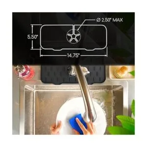 Ternal Tapete para grifo del fregadero de cocina_3