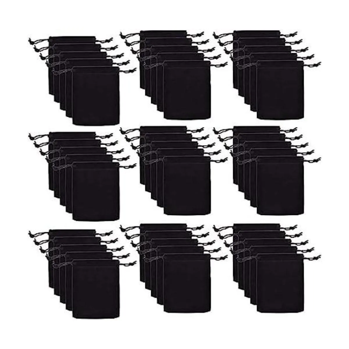 JIAKAI 50 bolsas de tela de terciopelo con doble cordón._1