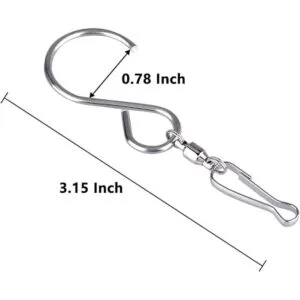 Tsocent Ganchos giratorios paquete de 6 ganchos_3