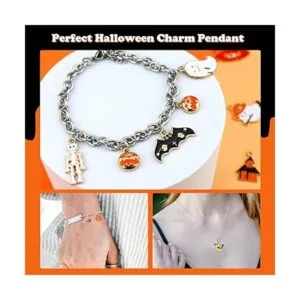 JIALEEY 100 dijes de Halloween al por mayor de lotes de_6