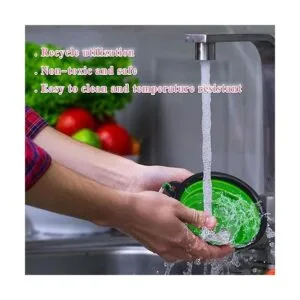 LAVAED Paquete de 4 cuencos plegables para perros_4