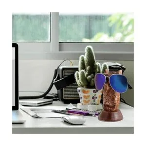 S.B.ARTS Soporte para gafas de sol de madera diseño de_2