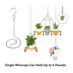 Tsocent Ganchos giratorios paquete de 6 ganchos_5