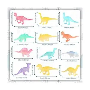 dinosaurios juguetes de 12 piezas que brillan en la_2