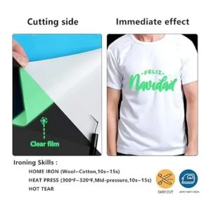 HTVVETUR Rollo de vinilo de transferencia de calor HTV que_4