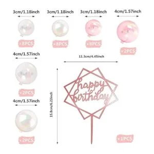 31 piezas de mini bolas coloridas para decoración de_2