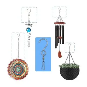 Tsocent Ganchos giratorios paquete de 6 ganchos_2