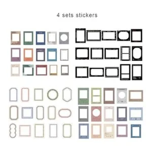 Juego de 60 calcomanías decorativas para álbumes de_2