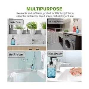 Dispensador de jabón de vidrio con bomba de plástico 11.2_7