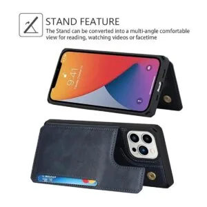 Cavor Funda tipo cartera para iPhone 13 Pro Max con_5