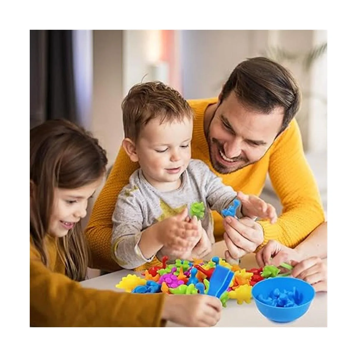 RAEQKS Contando juguetes de dinosaurios juegos a juego con_6