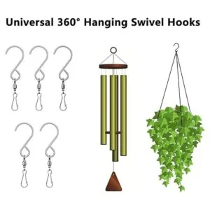 Tsocent Ganchos giratorios paquete de 6 ganchos_7