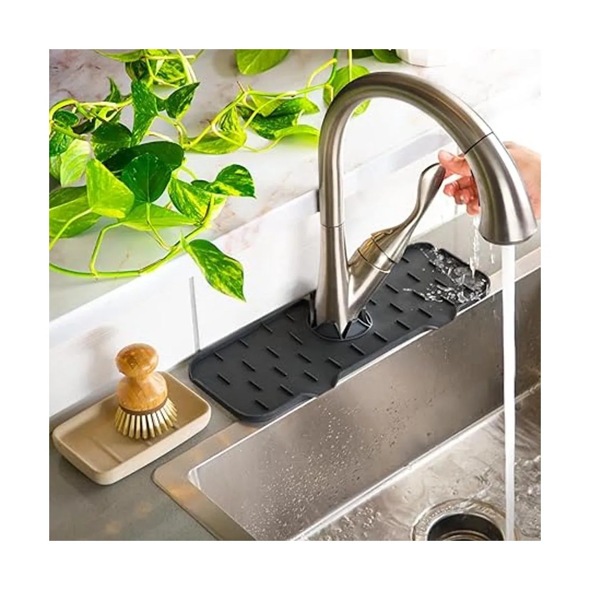 Ternal Tapete para grifo del fregadero de cocina_2