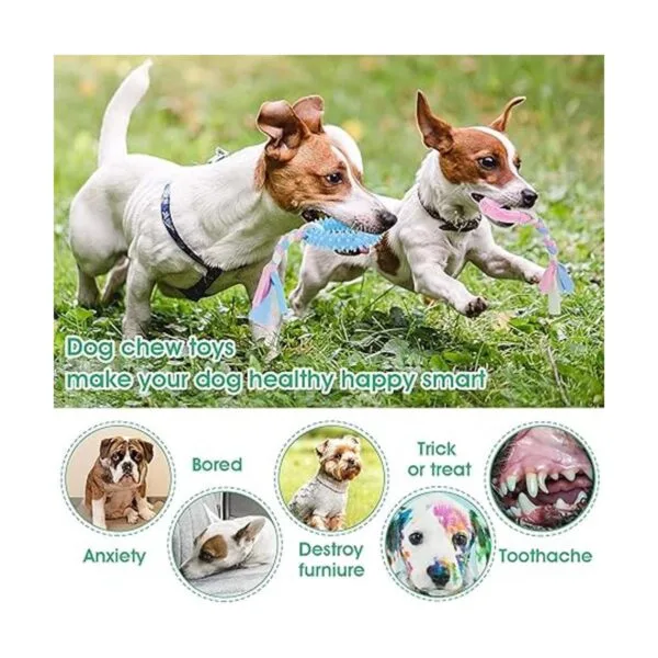 Cobee Juguetes para masticar la dentición para cachorros_3