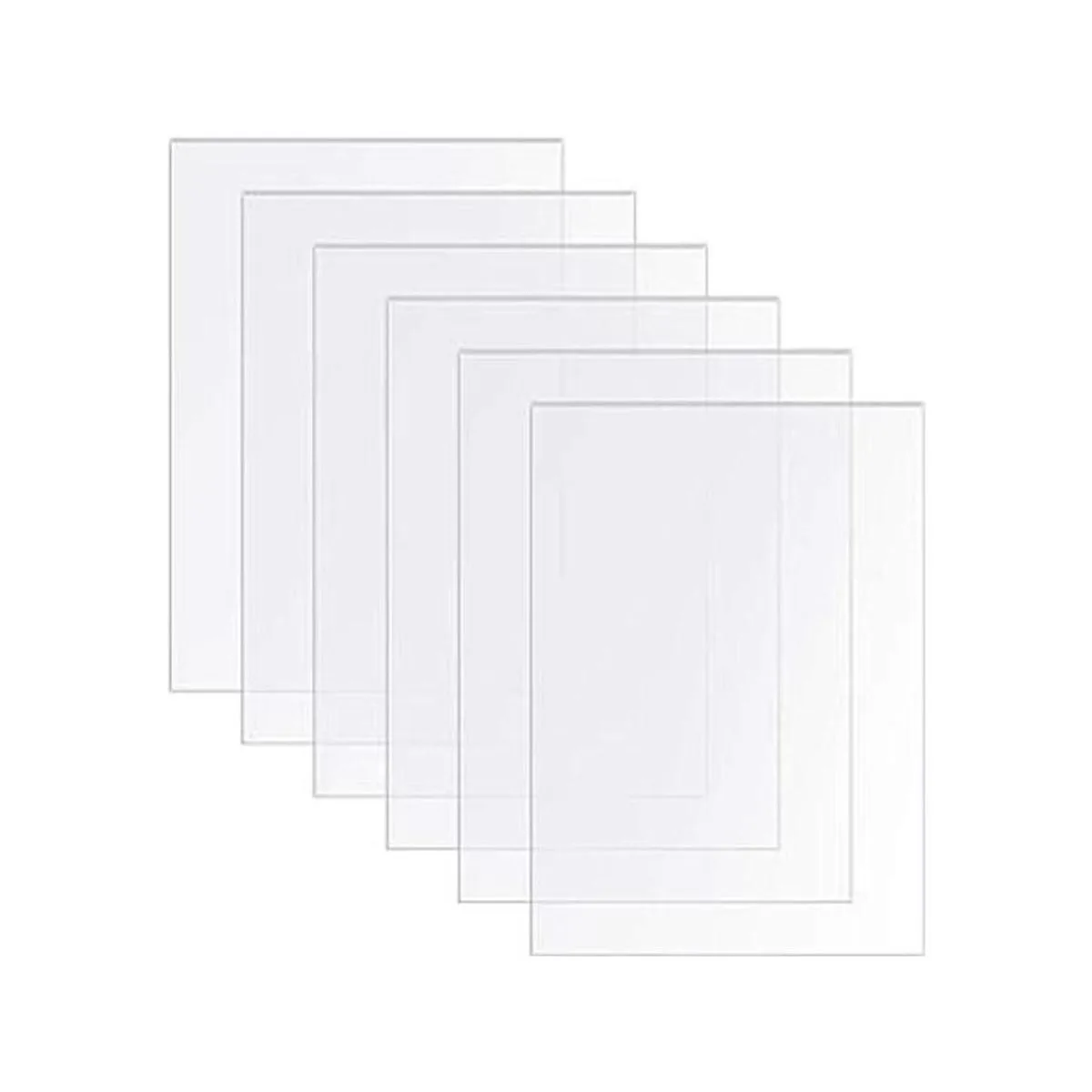 Hojas acrílicas transparentes de vidrio para pintar panel_1