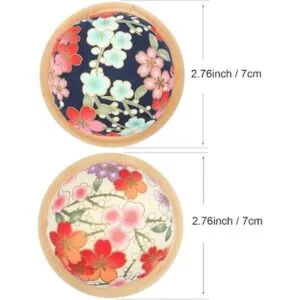 JFFX Paquete de 2 cojines de madera con base de madera y_2