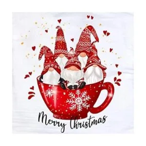 5 piezas de troqueles de metal de gnomo de Navidad diseño_6